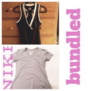 BUNDLED FILA tennis outfit & Nike tee