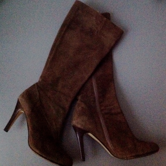Brown Suede Boots