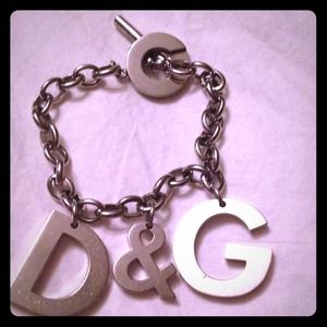 Authentic D&G silver toggle bracelet