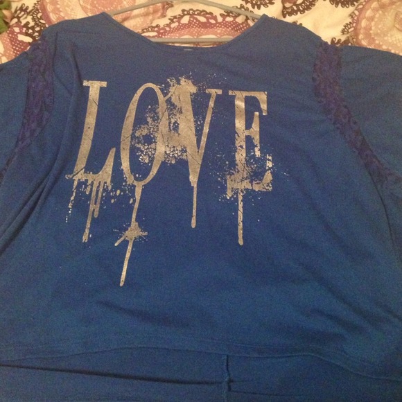 XL Cute Love Crop Tee