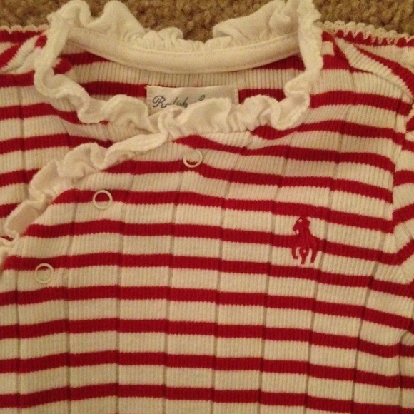 Baby girl romper/sleeper