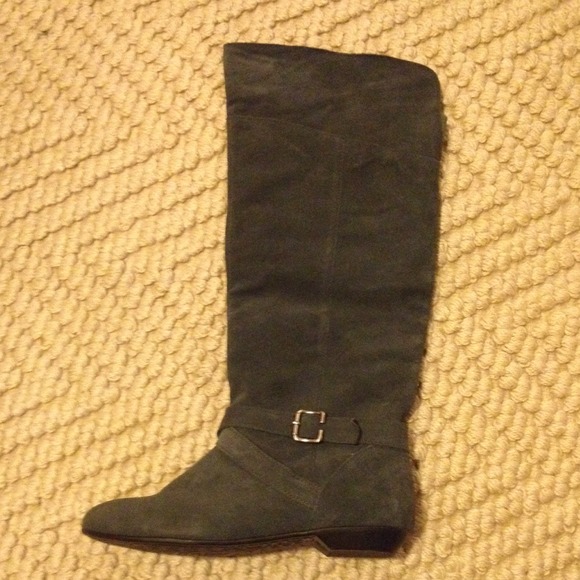 NWT, Chinese Laundry, gray suede tall boots!
