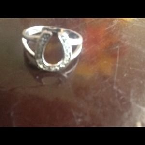 Hoarse shoe ring sterling silver