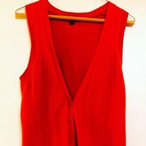 Burnt orange sweater vest