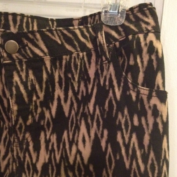 Black/brown ikat Jeggings - Picture 2 of 2