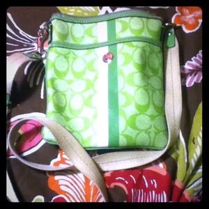 Over shoulder coach purse