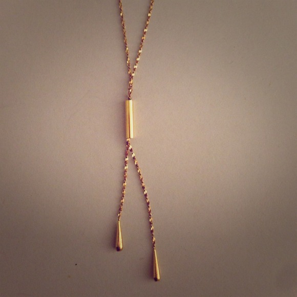 🚫SOLD🚫14K Tear Drop Necklace 17" long