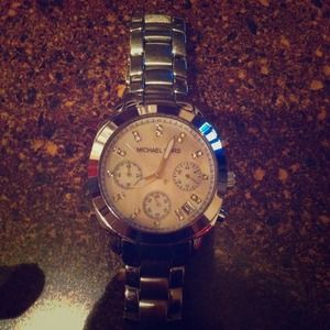 Silver-tone Michael Kors watch