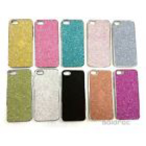 Iphone 5 case with air dust bling