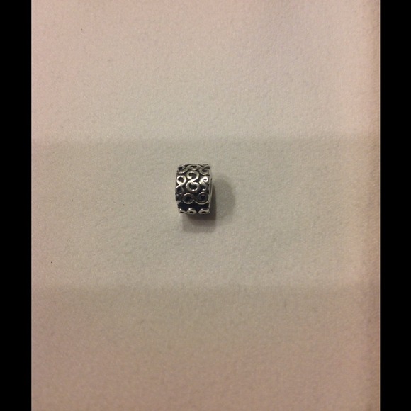 Two Authentic pandora Sterling silver clip