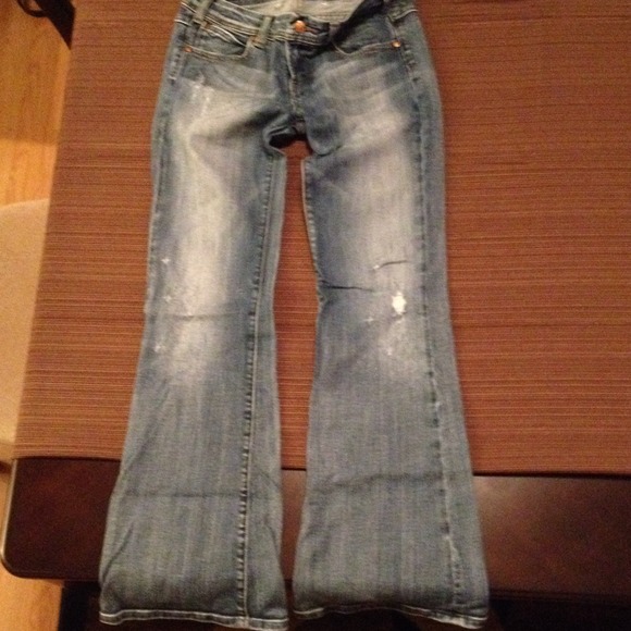 Gently worn flare jeans