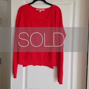 X SOLD X Red Sweater