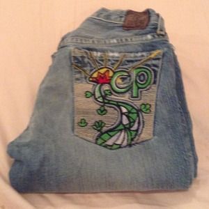 Chip and pepper jeans