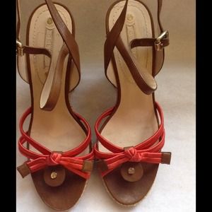 Authentic Celine wedge sandals