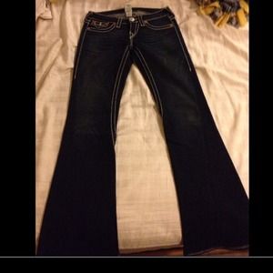 True Religion Dark Wash Joey Big T jeans