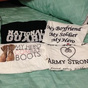 Army girlfriend tshirts- reserved