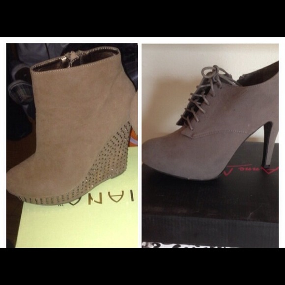 BunDle booties nd booties wedges