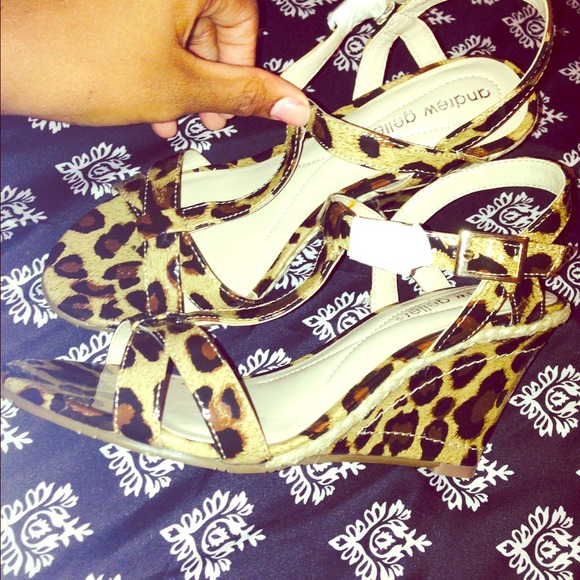 Leopard sandals...