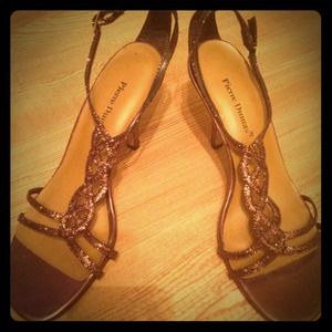 Chocolate Glitter Heels