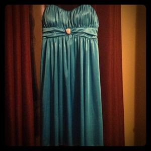 Aqua Blue Cocktail Dress