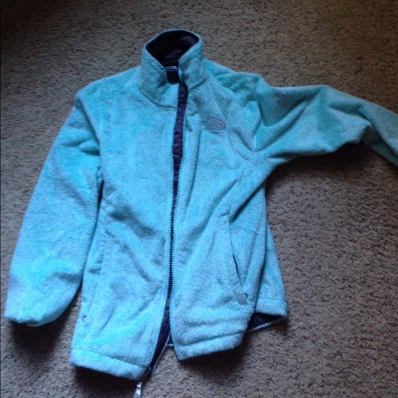 Frosty Blue Northface Osito Jacket