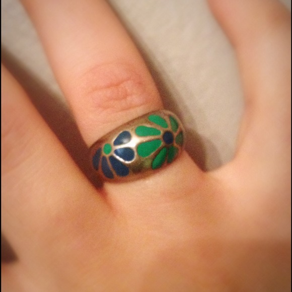 .925 Silver Flower Ring