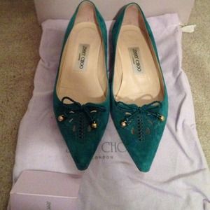 Jimmy Choo Fonda in emerald