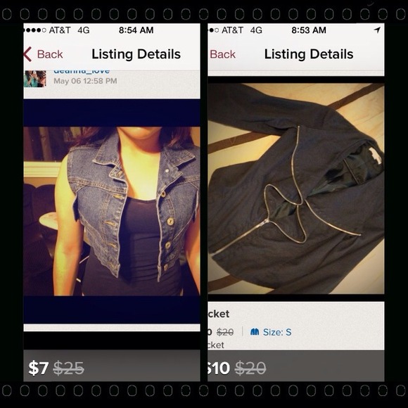 💢bundle 💢 Jean jacket and a blue jacket