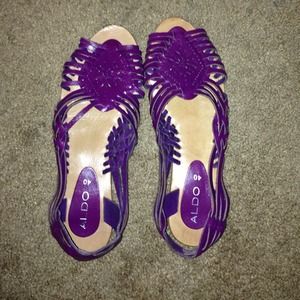 Purple Aldo sandals