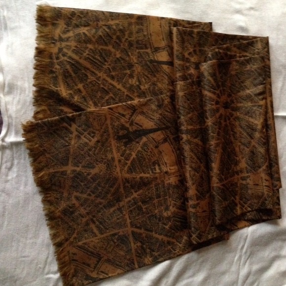 Paris silk scarf