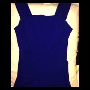 3/$15 Express Sexy Stretch Navy Blur Tank