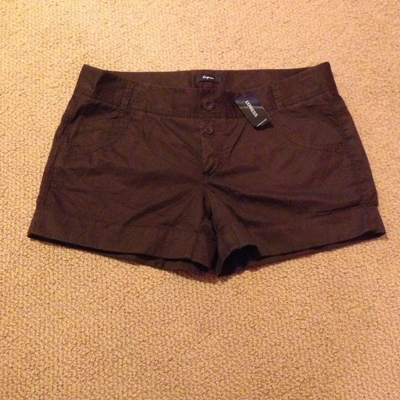 Brown express shorts.