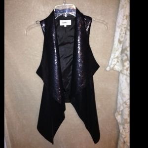 Sequin vest