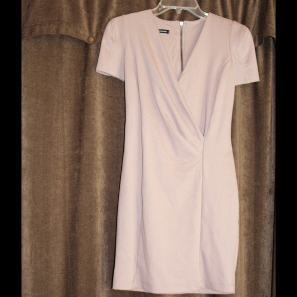 Foreign exchange Tan dress