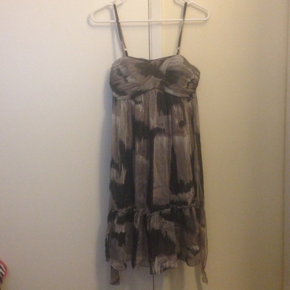 Printed chiffon dress