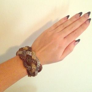 Mixed Metals Magnetic Cuff Bracelet