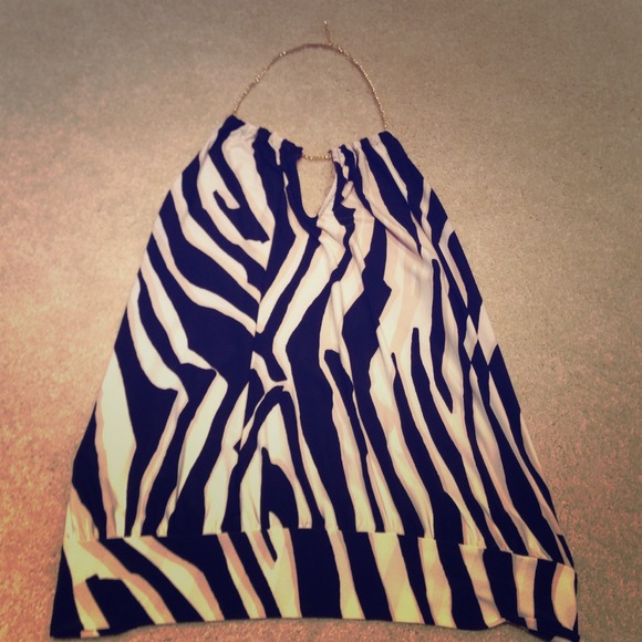 Express- Zebra print Top