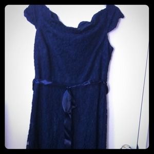 Betsy Adam lace long dress