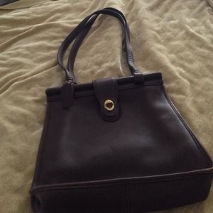 Brown Leather Coach Purse (authentic)