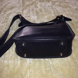 Black Leather Coach purse