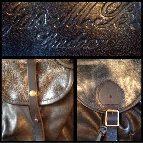 CLOSING SALE Jas M. B. Leather Rucksack NWOT - Picture 3 of 4