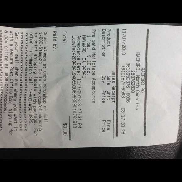No sale