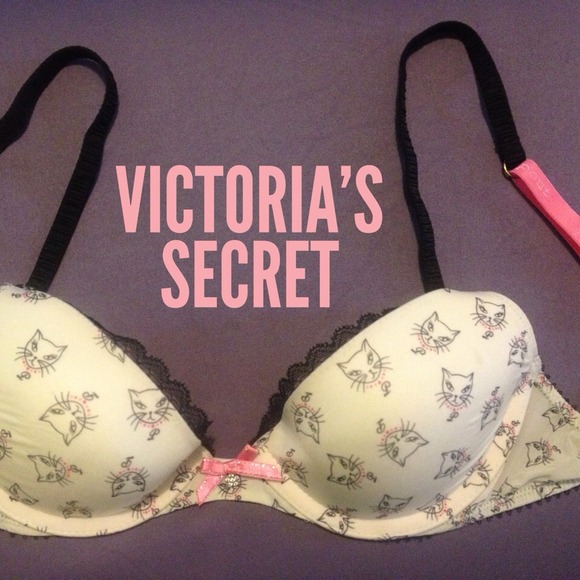 💘 NWOT kitty push up bra