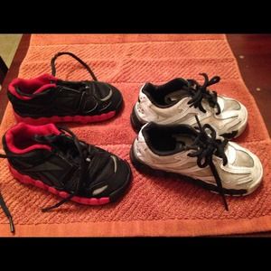 Reeboks toddler size 7 for both pair