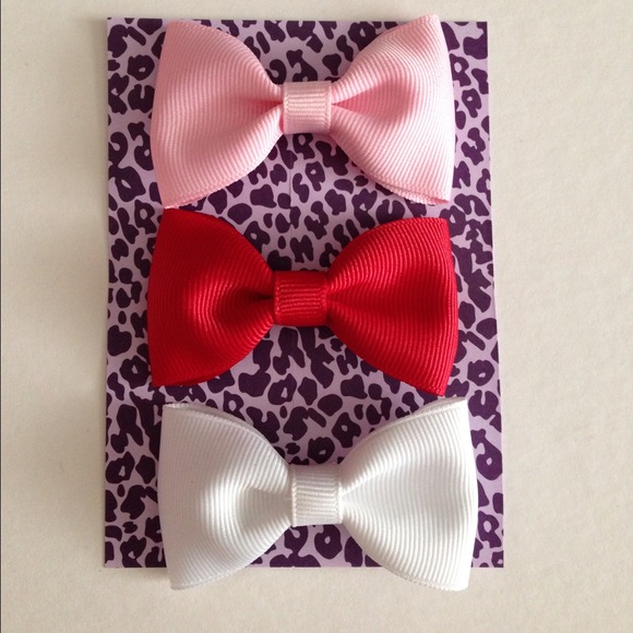 3 sets of Newborn Hair Bows