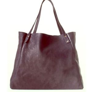 American Apparel L'epicier Black Leather Bag