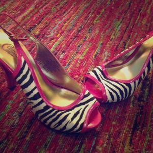 Sold Zebra heels