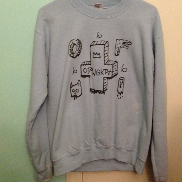 Baby blue ofwgkta crew neck