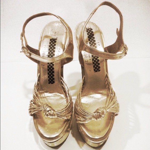 ❗️SOLD ❗️Gold platforms - Picture 3 of 3