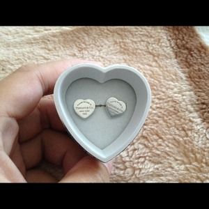 Authentic Tiffany & CO heart earring